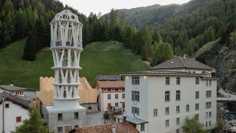 World’s Tallest 3D-Printed Building Towers Over Tiny Swiss Town