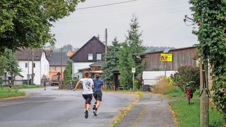 Rudolstadt: Sie sprinten um die Wette – und werden ein bisschen berühmt