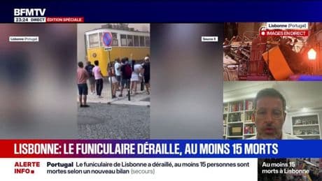 Funiculaire de Lisbonne: "C'est comme s'il y avait un accident avec la Tour Eiffel à Paris", estime Pedro Benevides, journaliste présentateur à CNN Portugal