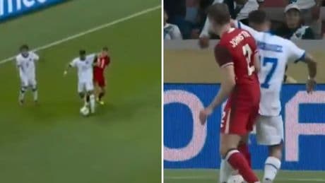 WATCH: Celtic's Alistair Johnston 'elbowed in the face' amid Canada chaos