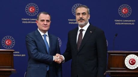 Bakan Fidan, Azerbaycanlı mevkidaşı Bayramov ile görüştü