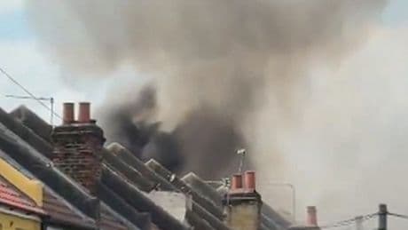 Hounslow fire: Smoke billows into sky as fire crews tackle house blaze