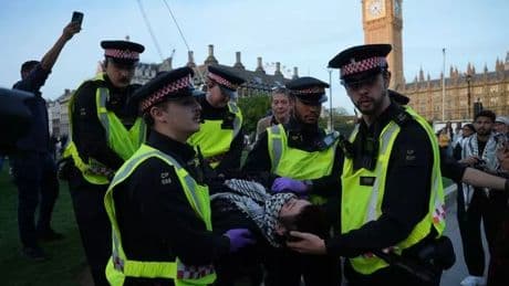 Palestine Action protest sees nearly 900 people arrested by Met Police