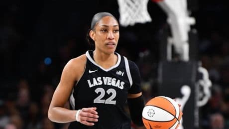 A'ja Wilson, en plan MVP con el primer 30+20 de la historia en la WNBA