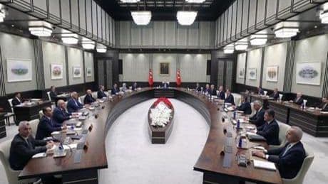 Kabine toplantısı, Erdoğan başkanlığında başladı