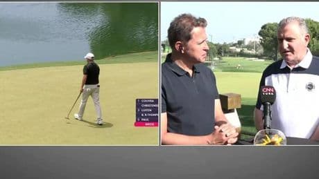 Turkish Airlines Golf Turnuvası sürüyor… Gençlik ve Spor Bakanı Osman Aşkın Bak CNN TÜRK’te