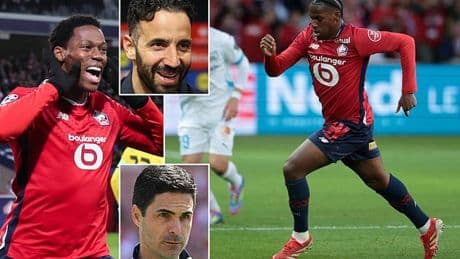 Man United and Arsenal target Jonathan David confirms he will leave Lille for FREE in the summer... with one club already in 'advanced talks' with the striker