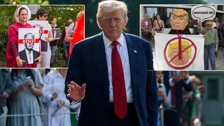 Trump, İskoçya'da protestolarla karşılandı: Gazze'deki krize duyarsızlığı eleştiri aldı