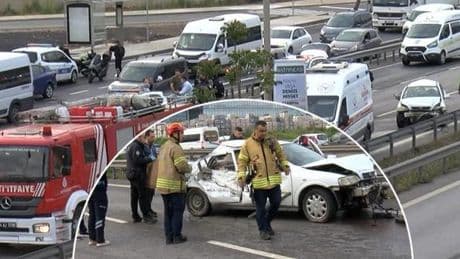 Tuzla’da otomobil takla atarak savruldu! 1 can kaybı, 4 yaralı