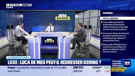 Luxe : Luca de Meo peut-il redresser Kering ?