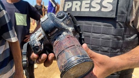 El riesgo mortal de ser los ojos del mundo en la franja de Gaza