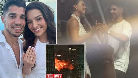 Tottenham star and his new wife are stranded in Israel after their wedding with flights blocked amid all-out war with Iran and WW3 apocalypse threat