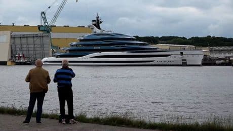 134 Meter lang - Diese Yacht hat einen Schönheitssalon