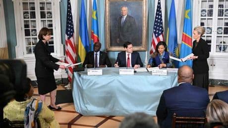 La RDC et le Rwanda signent un accord de paix à Washington