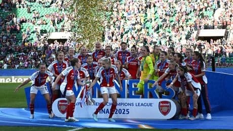 Boss Renee Slegers reveals she predicted Arsenal’s Champions League-winning goal