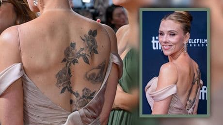 Beim Toronto Film Festival - Alle schauen auf Scarletts belämmertes Tattoo
