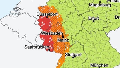 Unwetter im Anmarsch - Wetterdienst warnt vor Starkregen