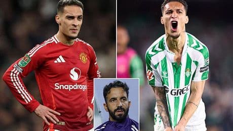 Antony 'delivers defiant transfer message to Man United' - as £80m flop appears to play hardball with Ruben Amorim to get what he wants