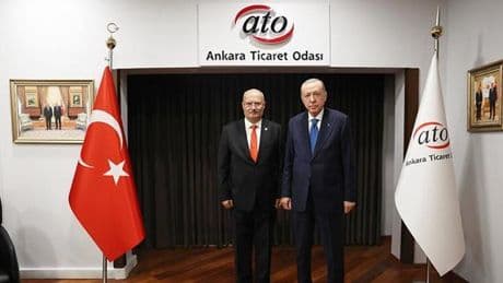 Cumhurbaşkanı Erdoğan'dan ATO’ya ziyaret