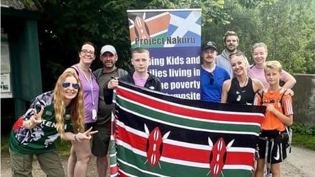 Volunteers from Lanarkshire climb Ben Nevis for charity helping African kids
