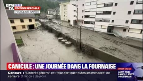 Coulée de boue en Savoie, restaurateurs en surchauffe... retour sur un mardi 1er juillet caniculaire en France