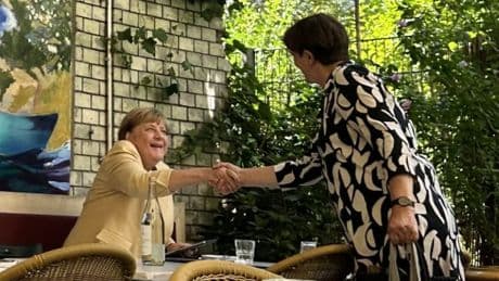 Merkel trifft Esken in Berlin beim Italiener – und parodiert einen Parteigenossen