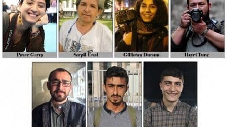 7 gazeteci için hapis talebi