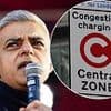 Sadiq Khan accused of 'bleeding motorists dry' as cash grab Congestion Charge hike to cost drivers extra £80million a year
