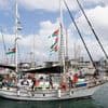 La flottille pour Gaza contrainte de retourner au port de Barcelone à cause de vents violents