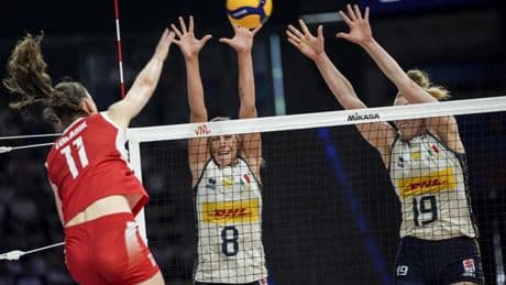 FIVB Kadınlar Milletler Ligi: Polonya'yı 3-0 yenen İtalya ilk finalist