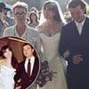 Inside Daisy Lowe's idyllic Somerset wedding: Model wows in a custom Vivienne Westwood gown as she marries Jordan Saul in 'wild and romantic' pink-themed ceremony