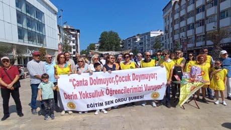 Eğitim Sen Ordu Şubesi: Okul ve kırtasiye masrafları devlet tarafından karşılanmalı