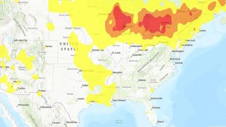 Wildfires mapped: Where will be affected by smoky conditions this week?
