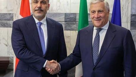 Dışişleri Bakanı Hakan Fidan, İtalyan mevkidaşı Tajani ile bir araya geldi