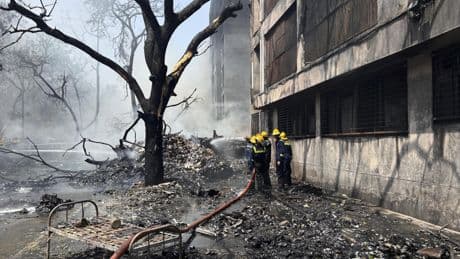 Flight carrying 242 people bound for London has crashed in Ahmedabad, India