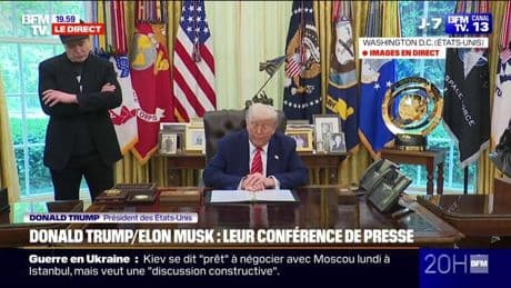 Départ d'Elon Musk: "Nous exprimons notre gratitude, il a pris les rênes des plus grandes réformes de notre pays", déclare Donald Trump