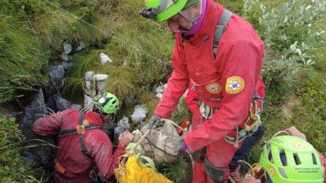 Rescuers use explosives to free injured explorer from underground cave