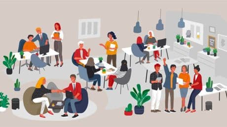 Everyone can see the office scene – but you need 20/20 vision to spot five hidden utensils in the image