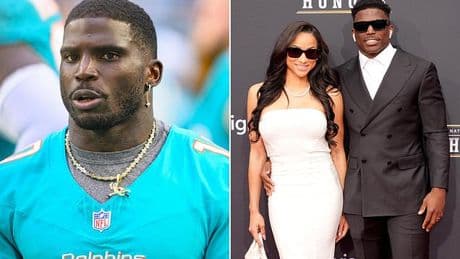 NFL launch Tyreek Hill investigation with Dolphins star accused of 'spitting on pregnant wife and abusing her'