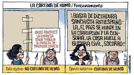 La cortina de humo