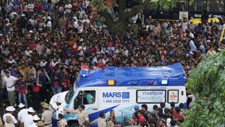 At least 11 dead after stampede among Indian cricket fans celebrating IPL win