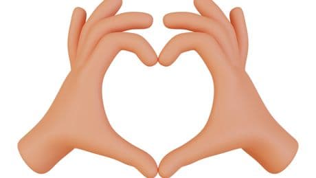 Herz aus Händen: Was das beliebte Emoji bedeutet