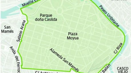 Así son las nuevas restricciones al tráfico en Bilbao desde mañana lunes