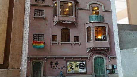 Mini creations by Swedish artists 'Anonymouse,' dubbed 'Banksy Mouse,' go from street to museum