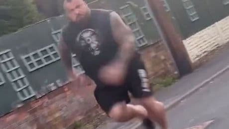 Ex-World's Strongest Man Eddie Hall breaks silence as foul-mouthed row goes viral