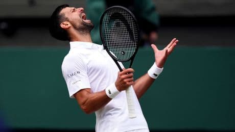 Novak Djokovic recovers from his worst first set at Wimbledon to reach quarters