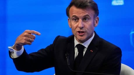 Macron says West is losing credibility with ‘double standards’ on Ukraine and Gaza