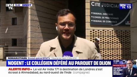 Surveillante tuée à Nogent: le collégien de 14 ans déféré au parquet de Dijon