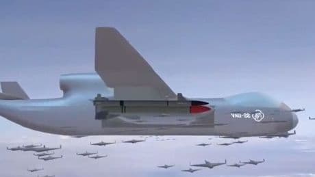 First pictures of China’s terrifying mothership with 100 ‘kamikaze drones'