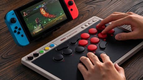 8BitDo’s new all-button arcade controller is just 16mm thick